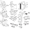 Prime-Line Out-Swinging Door Pack, 1 in. Door, 1-1/4 in. Post, Zamak Construction, Chrome Finish 1 Kit 656-8615-T